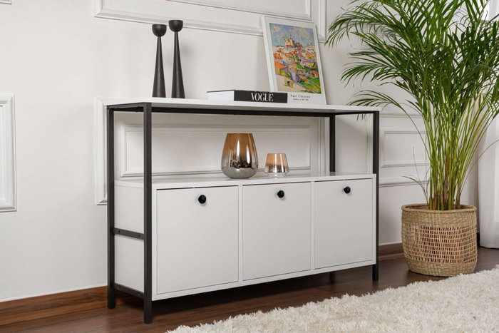 Nordure Solace Consola Blanco y Negro